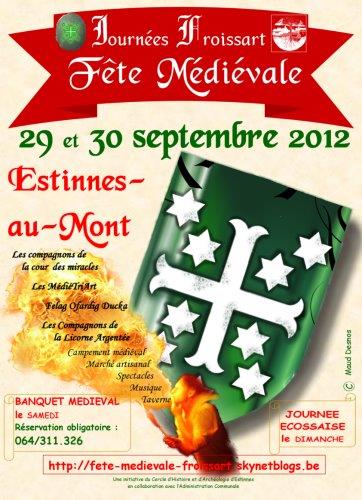 20120930 affiche medievale estinnes 2012