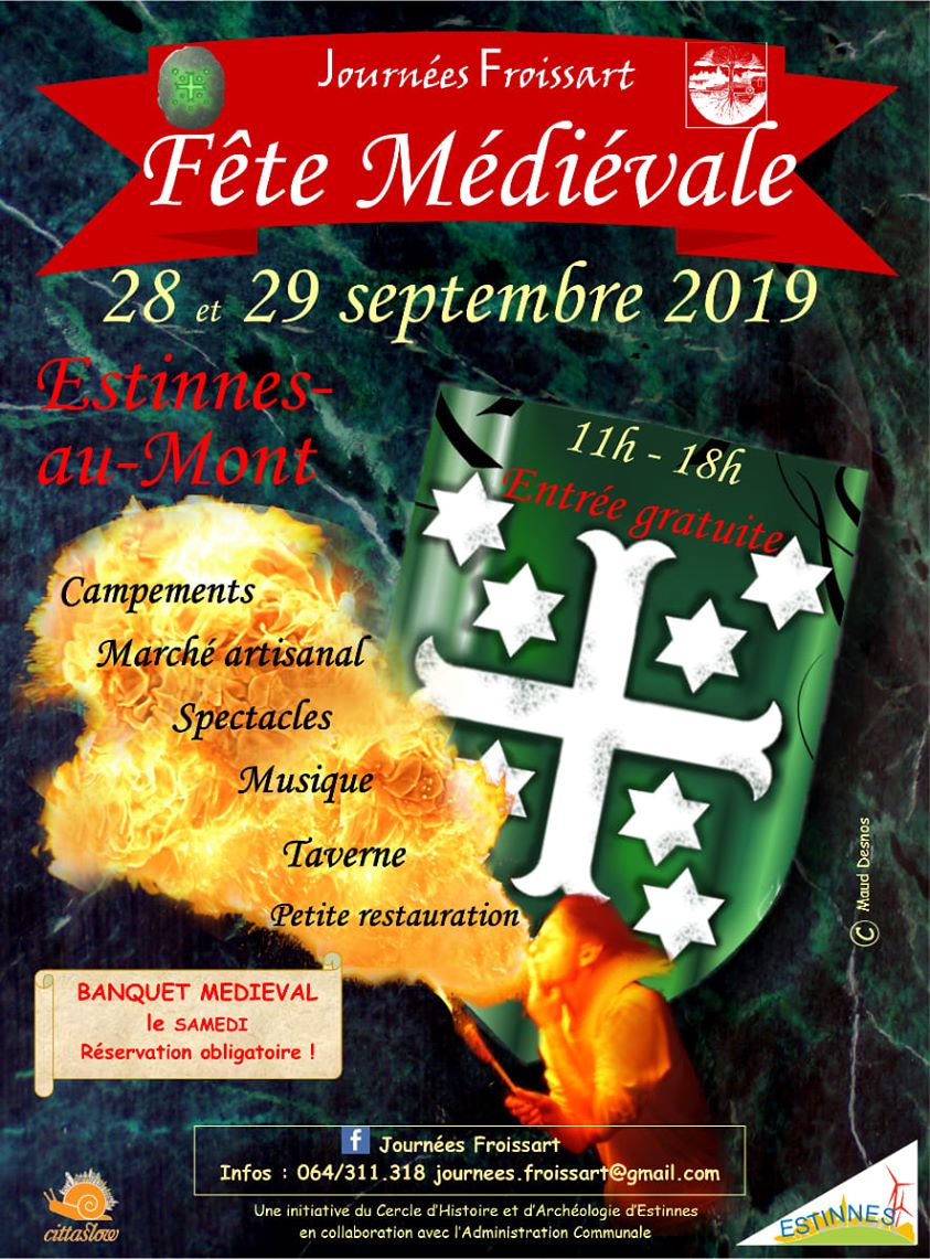 20190930 affiche medievale estinnes 2019